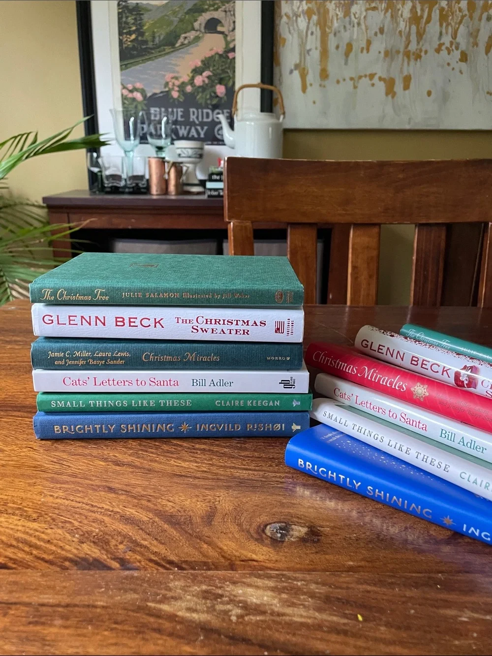 6 Holiday Christmas Hardcover Book Bundle Lot Red, Green, White Covers - Picture 13 of 13